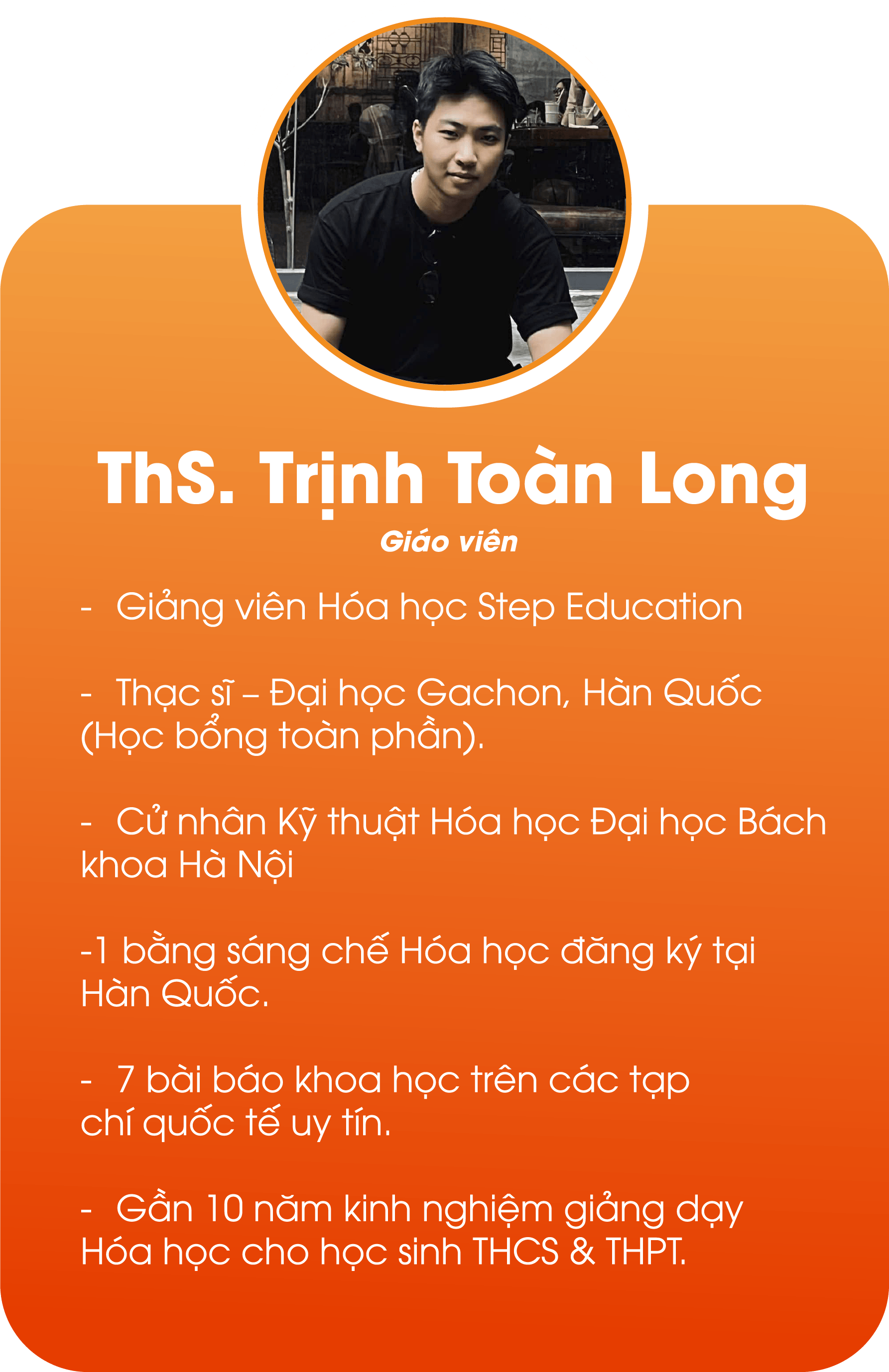 Cố vấn giáo dục chuyên ngành vật lý và hóa học