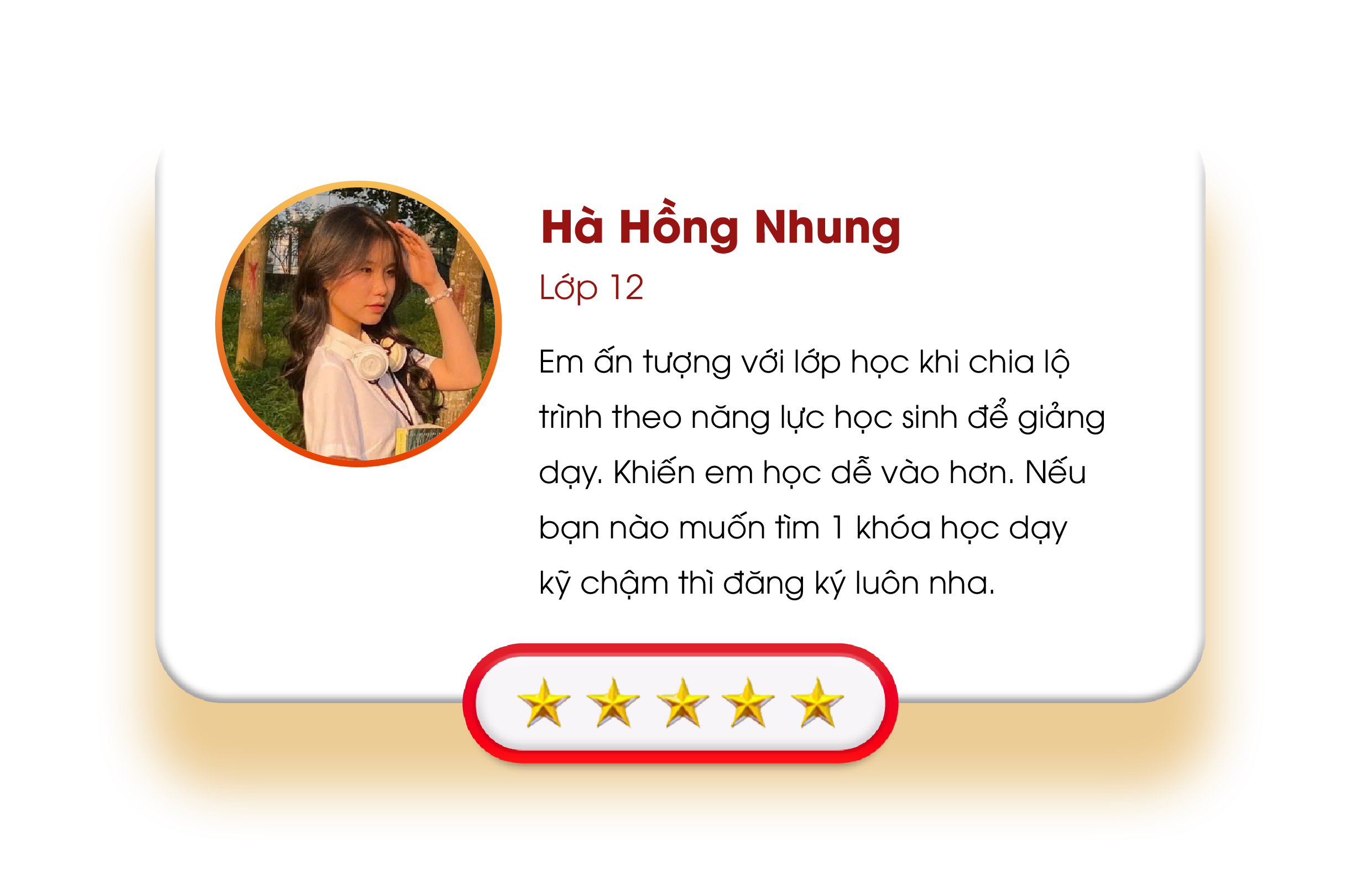 Phản hồi học sinh 2 - Cải thiện điểm số vượt trội