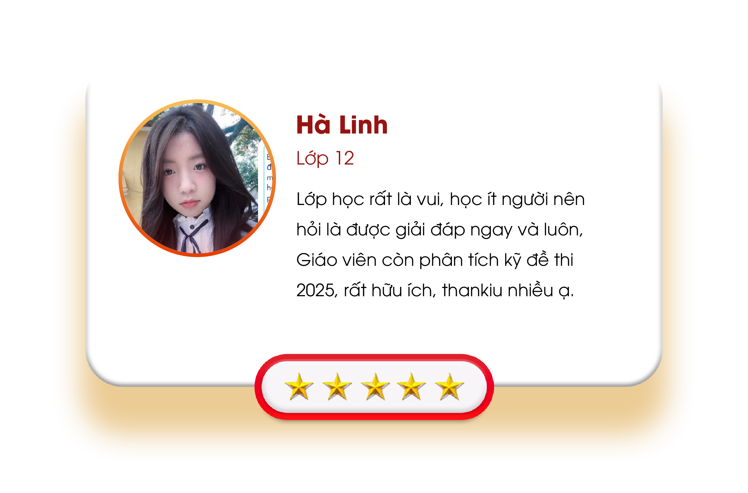 Phản hồi học sinh 3 - Phương pháp dạy hiệu quả tại Step Education